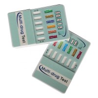 12-Panel Multi Drug Test dipcard (AMP/BAR/BUP/BZO/COC/mAMP/MDMA/MTD/OPI/OXY/PCP/THC