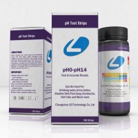 LYZ 100 strips alkaline ph dual test strip kits urine & saliva ph for body levels